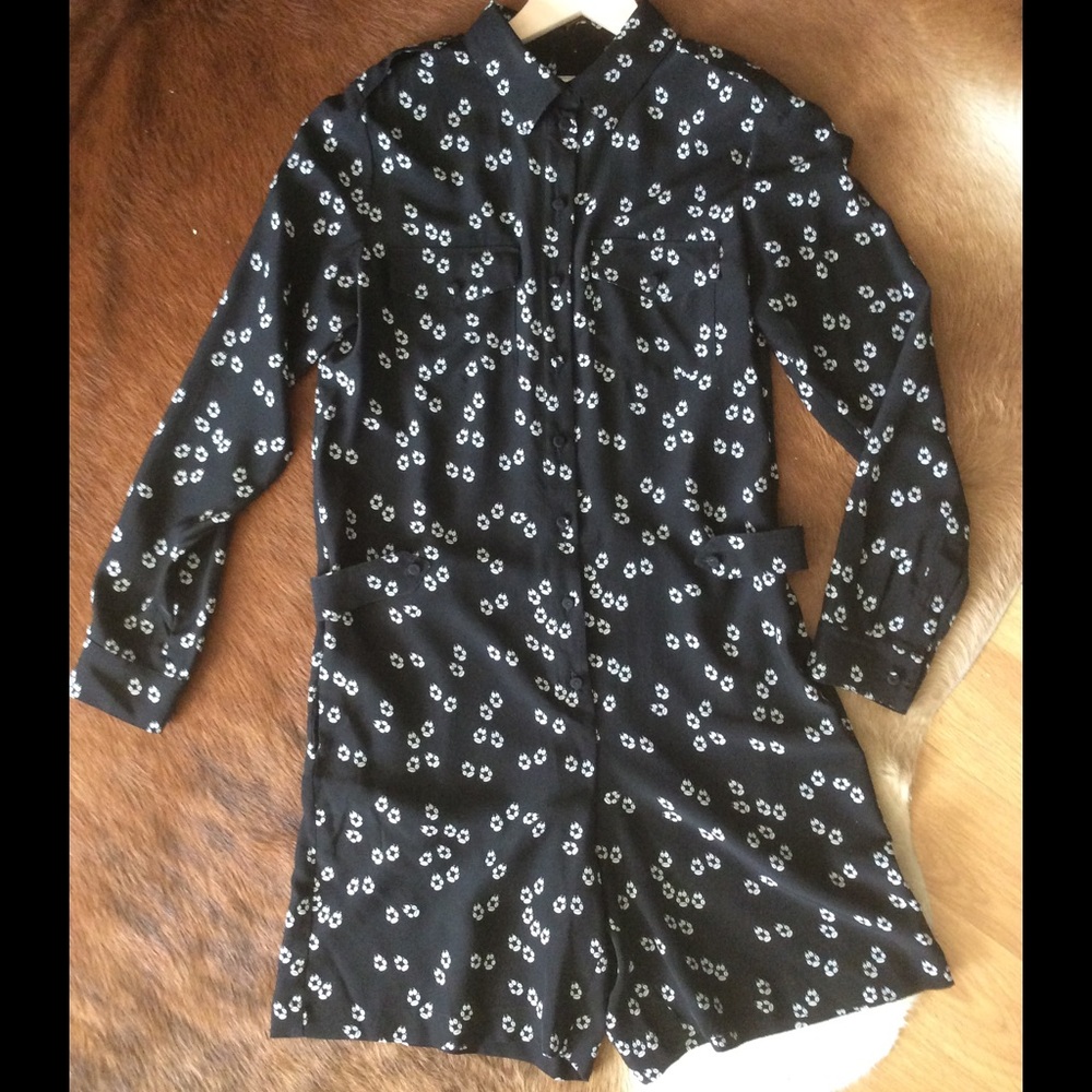 Maison Kitsune Silk Romper
